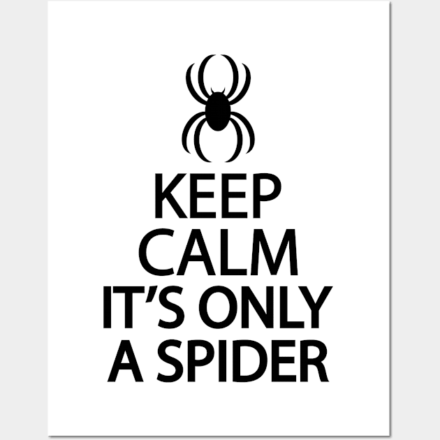 Keep calm it's only a spider Wall Art by It'sMyTime